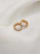 گوشواره حلقه ای نگین دار ژوپینگ 352