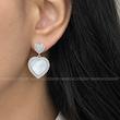 گوشواره قلب میناکاری 211