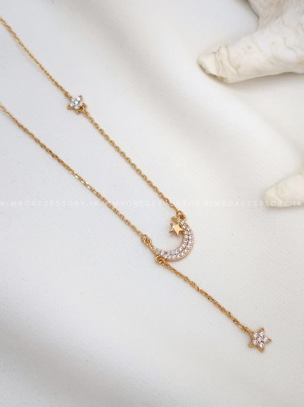 گردنبند ماه و ستاره ژوپینگ 353