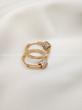 گوشواره حلقه ای نگین دار ژوپینگ 349
