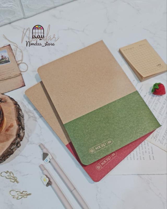 دفتر مینیمـال کرافـت 88 برگ ته چسـب