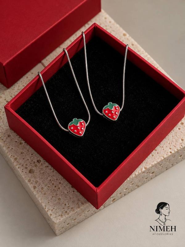 گردنبند توت فرنگی🍓