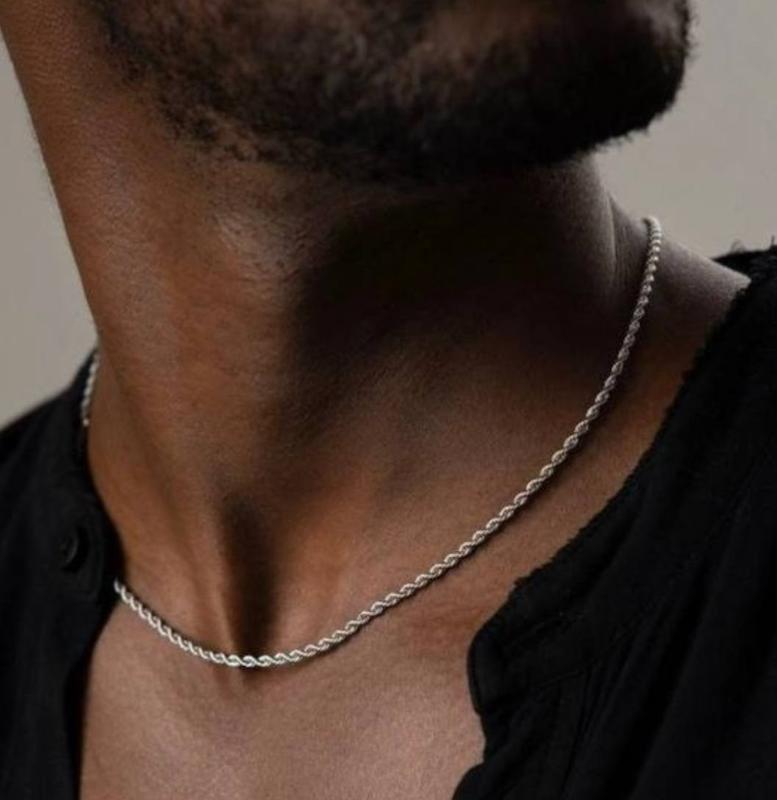 گردنبند طنابی استیل