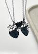 گردنبند قلب اناتومی مشکی