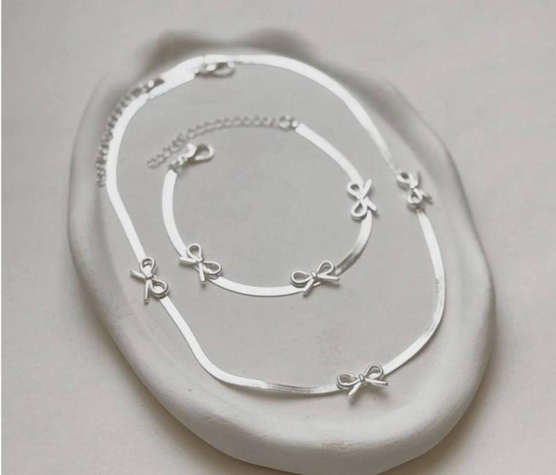 ست گردنبند ماری پاپیون دار