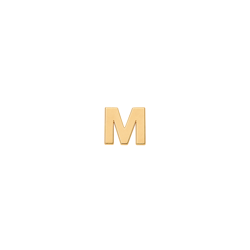 آویز طلا حرف M