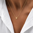 آویز طلا حرف B