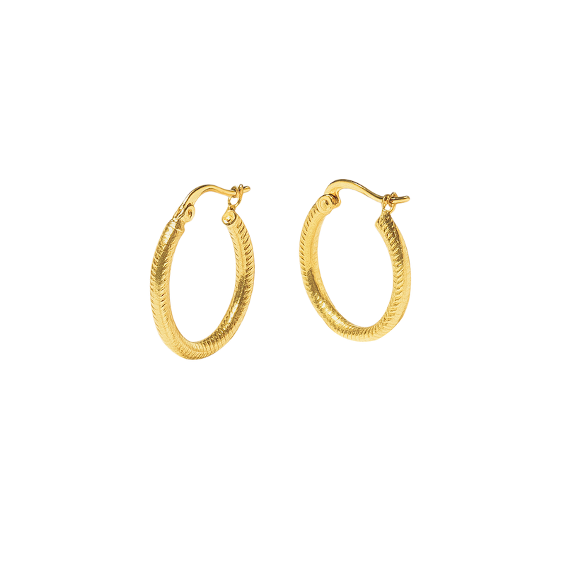 گوشواره طلا طرح حلقه ای کد ۷-۹