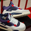 کفش jordan 4 purple کد M135
