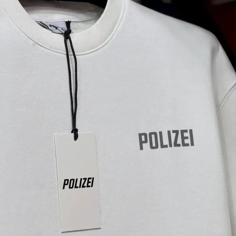 دورس مدل نوشته polizei برند polizei رنگ سفید 140