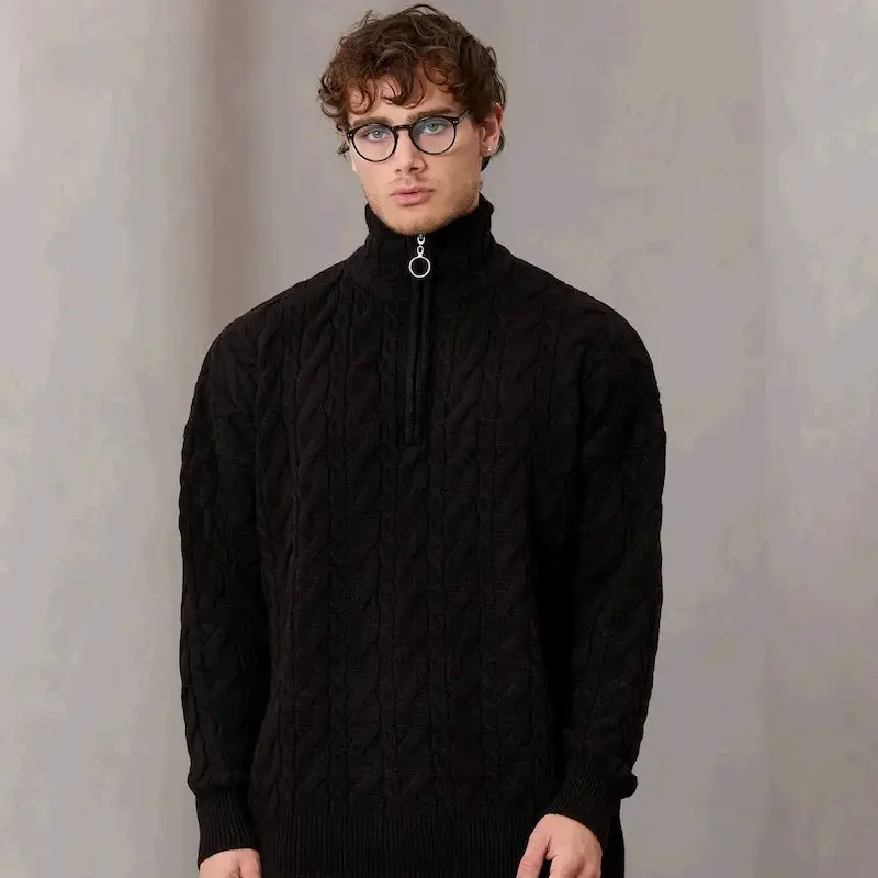 بافت یقه دار تومارو برند تومارو رنگ مشکی 146