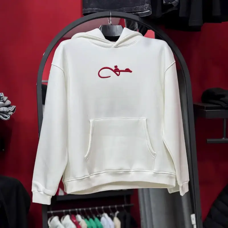 هودی مدل حق برند SAW رنگ سفید 147