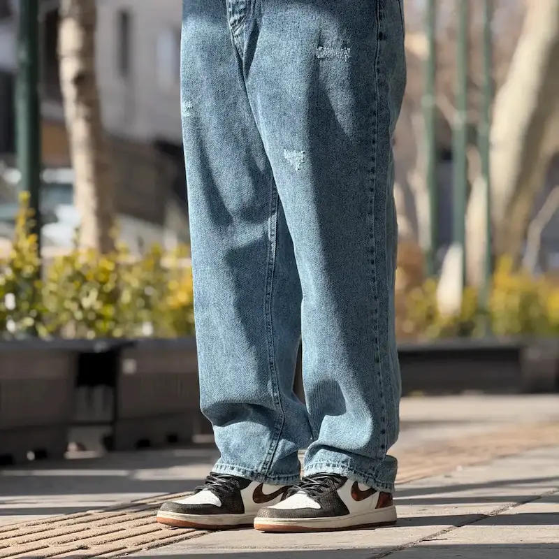 شلوار بگ آبی Balenciaga کد 156