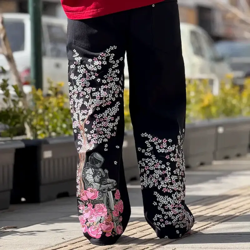 شلوار کاستوم نقش برجسته شوالیه Knight