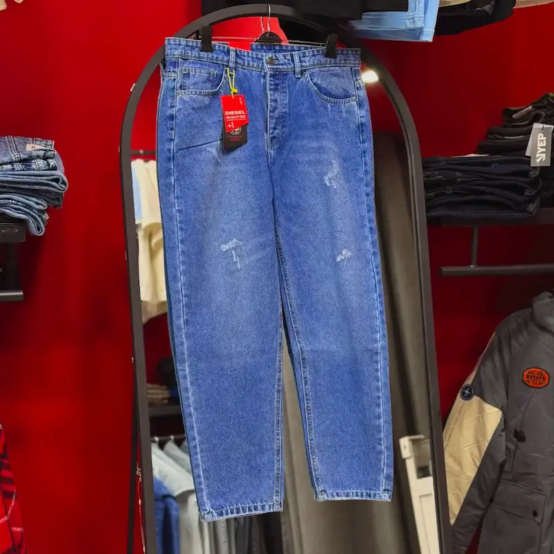 شلوار مام استایل دیزل آبی MC4041