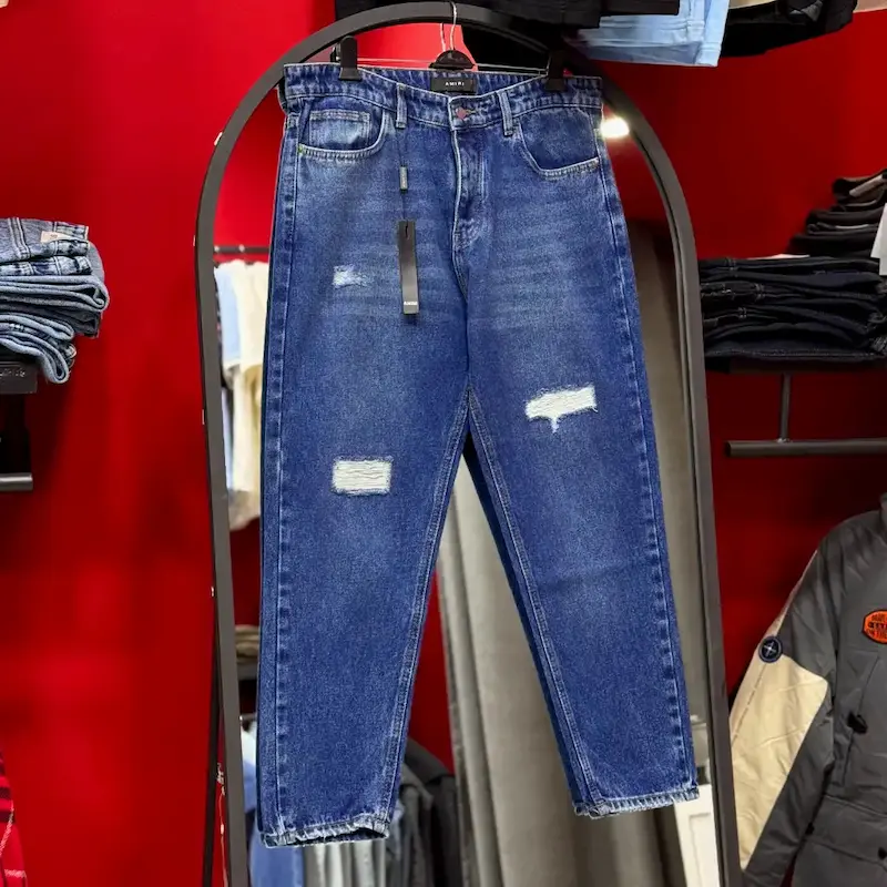 شلوار مام استایل امیری آبی MC4042