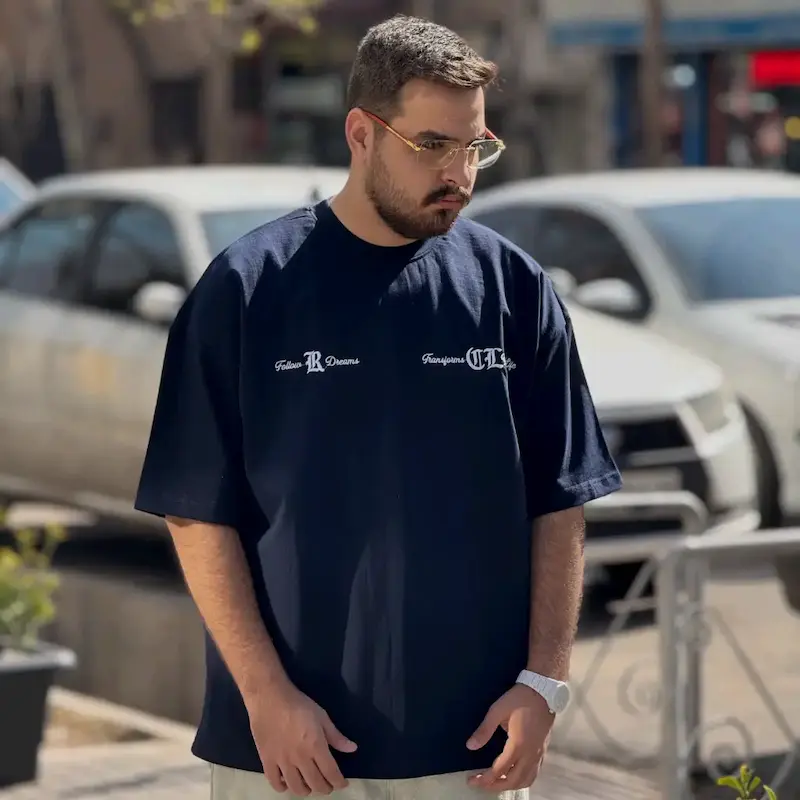 تیشرت  مدل Sun برند رترو رنگ سرمه‌‎ای 189