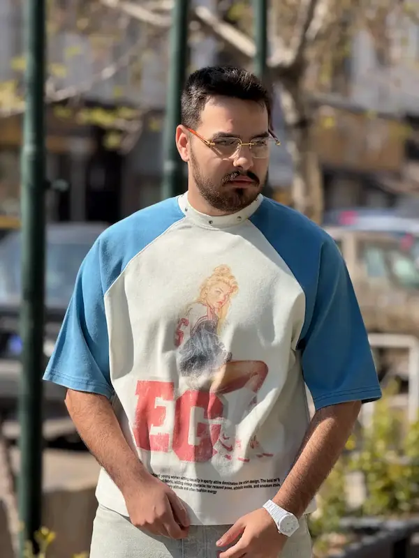 تیشرت کراپ باکس EG کد 190 