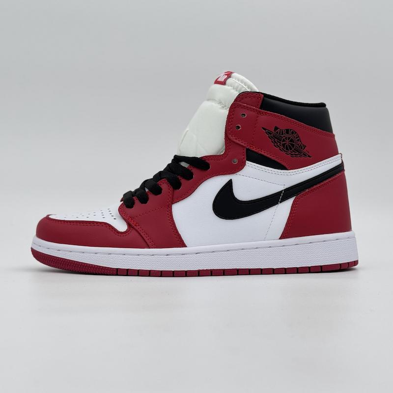کفش نایک ایر جردن وان ساقدار شیکاگو NIKE AIR JORDAN 1 HIGH CHICAGO کد 220