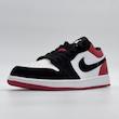 کفش نایک ایر جردن وان رترو لو NIKE AIR JORDAN 1 RETRO LOW BLACK TOE کد 224