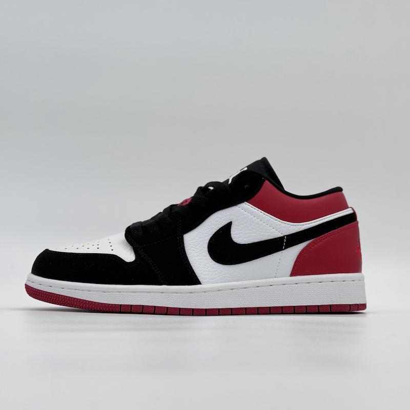 کفش نایک ایر جردن وان رترو لو NIKE AIR JORDAN 1 RETRO LOW BLACK TOE کد 224