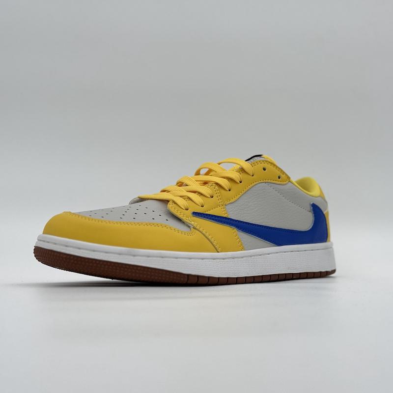 کفش نایک ایر جردن وان لو اوجی تراویس اسکات JORDAN 1 LOW OG TRAVIS SCOTT CANARY کد 229