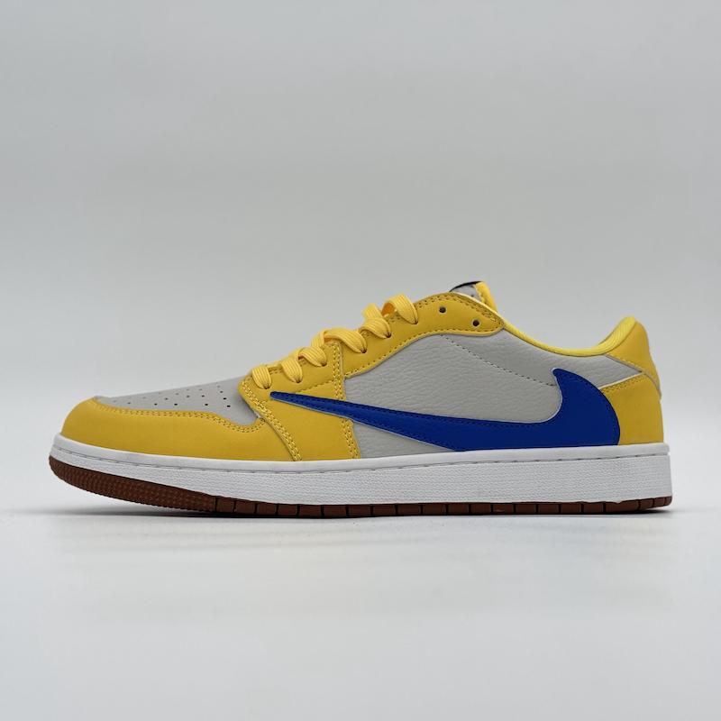 کفش نایک ایر جردن وان لو اوجی تراویس اسکات JORDAN 1 LOW OG TRAVIS SCOTT CANARY کد 229