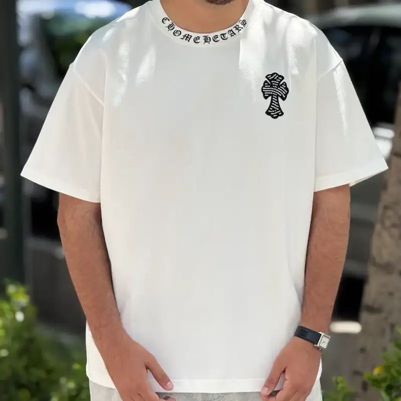 تیشرت کروم هارتز Chrome Hearts سفید 234