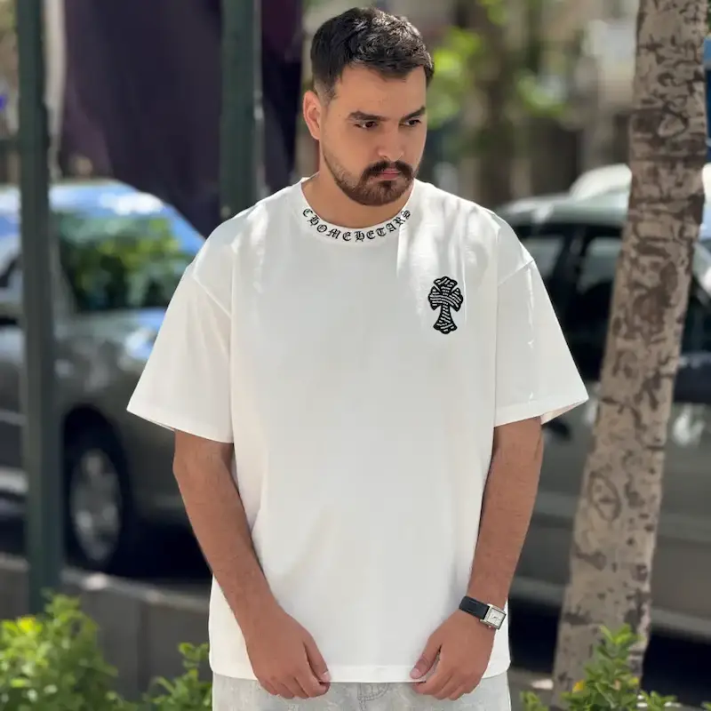 تیشرت کروم هارتز Chrome Hearts سفید 234