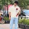 پیراهن مدل Rose برند تومارو Tomorrow رنگ کرم 311