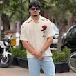 پیراهن مدل Rose برند تومارو Tomorrow رنگ کرم 311