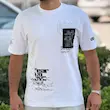 تیشرت بلک اسکواد BLACK SQUAD - DISORDER سفید کد 318