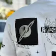 تیشرت بلک اسکواد BLACK SQUAD - DISORDER سفید کد 318