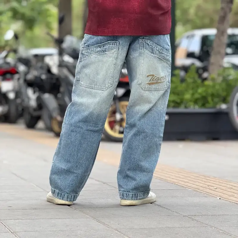 شلوار بگ 6 جیب برشکا BERSHKA کد 325