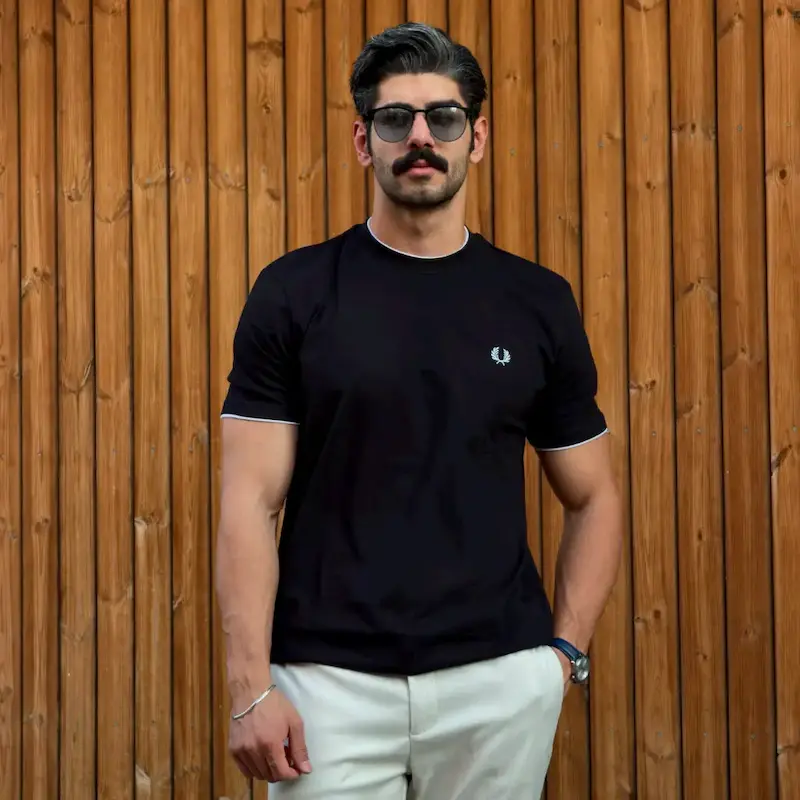 تیشرت فردی پری Fred Perry مشکی 350
