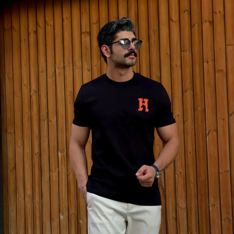 تیشرت هرمس Hermes مشکی 351