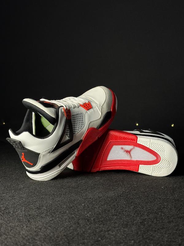 کفش Nike Jordan 4 سفید قرمز 029