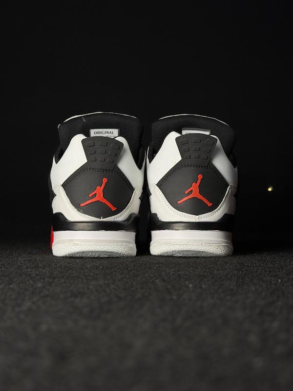 کفش Nike Jordan 4 سفید قرمز 029