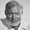 تابلو عکس ارنست همینگوی Ernest Hemingway مدل N-25387