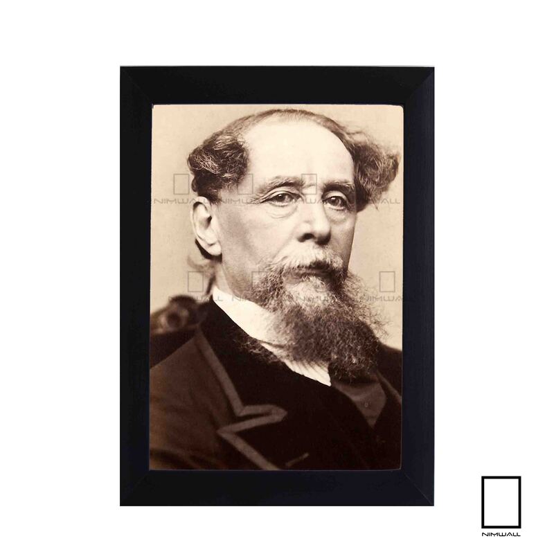 تابلو عکس چارلز دیکنز Charles Dickens مدل N-25393