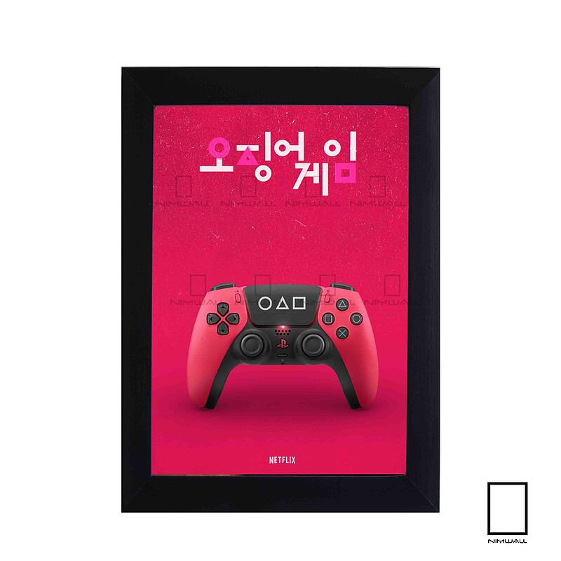 تابلو سریال بازی مرکب Squid Game مدل N-54320