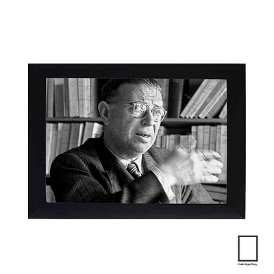 تابلو ژان پل سارتر Jean-Paul Sartre مدل N-25402