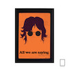 تابلو مینیمال جان لنون john lennon مدل N-55014