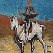 تابلو نقاشی Don Quichotte اثر Honoré Daumier مدل N-99919