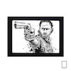 تابلو نقاشی ریک گرایمز Rick Grimes  (the walking dead) مدل N-54353