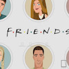 تابلو سریال فرندز Friends مدل N-54368