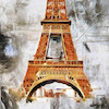 تابلو نقاشی برج ایفل پاریس مدل N-99926