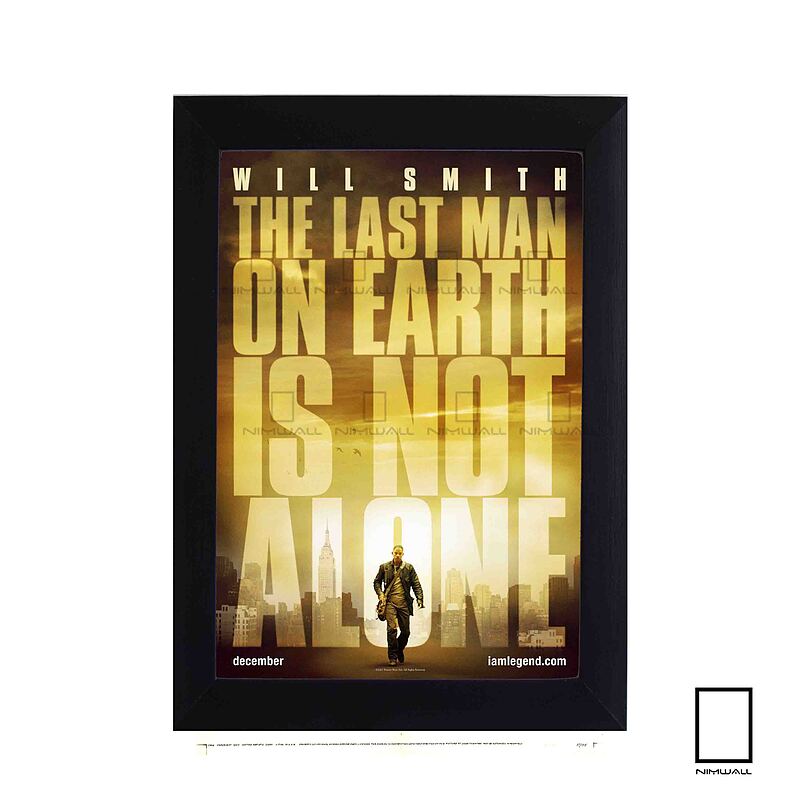 تابلو فیلم من افسانه ام I Am Legend مدل N-221311