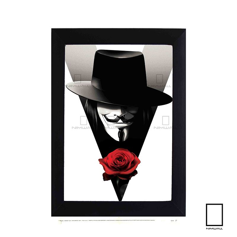تابلو نقاشی فیلم V for vendetta مدل N-221307