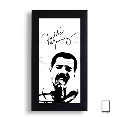 تابلو امضا فردی مرکوری Freddie Mercury  مدل N-45132